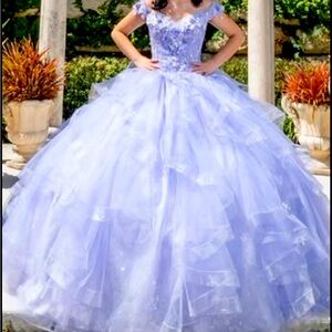 Leonia Lee corset quinceaneara dress